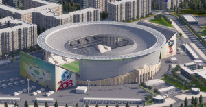 Так будет выглядеть "Екатеринбург Арена" во время чемпионата мира по футболу 2018 года